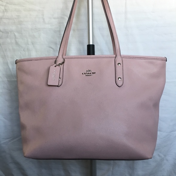 Coach Handbags - Coach Pink City Zip Leather Bag